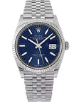2025 Rolex Datejust 36mm Blue Jubilee Stainless Steel 126234 - WATCHXNYC