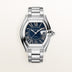 Cartier Roadster Large Blue Dial Steel Bracelet WSRD0014