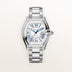 Cartier Roadster Medium White Dial Steel Bracelet WSRD0019