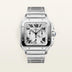 Cartier Santos Silver Dial Steel Bracelet 47.5 mm WSSA0083