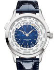 Patek Philippe World Time New York Complications 38.5mm Blue Dial White Gold 5230G-010 - WATCHXNYC