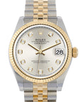 Rolex Datejust 31mm Silver Diamond Dial Stainless Steel & Yellow Gold 278273 - WATCHXNYC