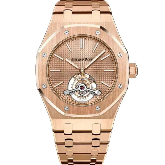 Audemars Piguet Royal Oak 41mm Pink Gold-Toned Dial Pink Gold 26515OR.OO.1220OR.01 - WATCHXNYC