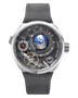 Greubel Forsey GMT Balancier Convexe Titanium 42.90 mm Silver Dial Black Strap Terrestrial Globe