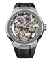 Greubel Forsey Tourbillon 24 Secondes Architecture Titanium 47 mm Silver Dial Rubber Strap