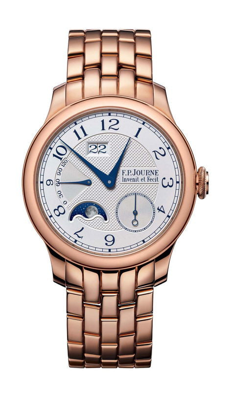 F.P.Journe Automatique Lune 42mm Silver Dial 6N Gold Bracelet - WATCHXNYC