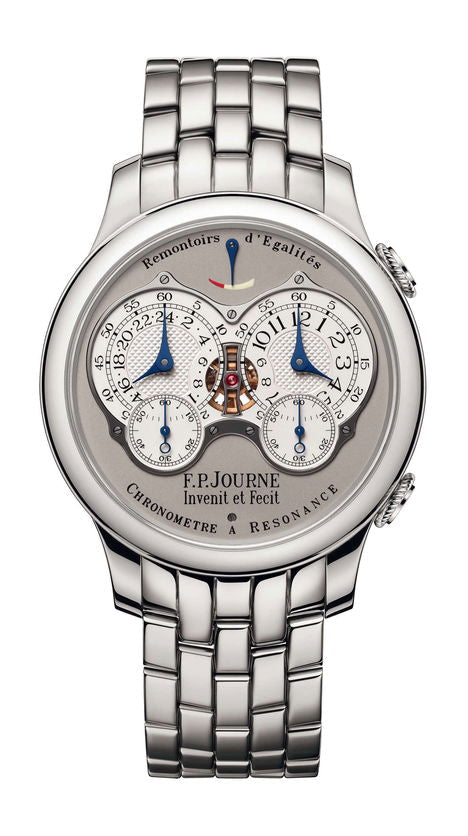 F.P.Journe Chronomètre à Resonance 42mm Silver Dial Platinum Bracelet - WATCHXNYC