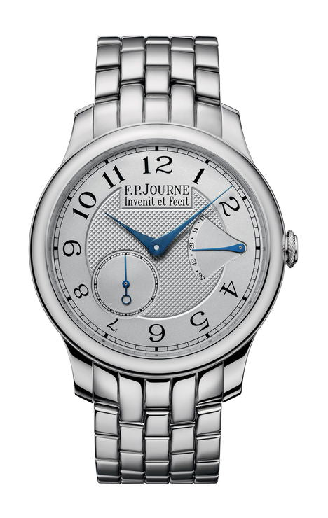 F.P.Journe Chronomètre Souverain 40mm White Dial Platinum Bracelet - WATCHXNYC