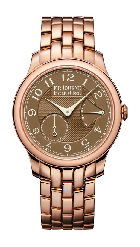 F.P.Journe Chronomètre Souverain Havana 40mm Brown Dial 6N Gold Bracelet - WATCHXNYC