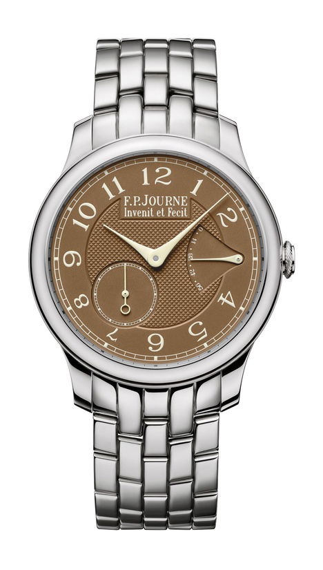 F.P.Journe Chronomètre Souverain Havana 40mm Brown Dial Platinum Bracelet - WATCHXNYC