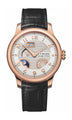 F.P.Journe Divine 42mm Silver Dial 6N Gold Alligator Leather Strap