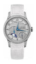 F.P.Journe Divine 36 MM Set with Diamonds 36mm Gray Dial Platinum Alligator Leather Strap