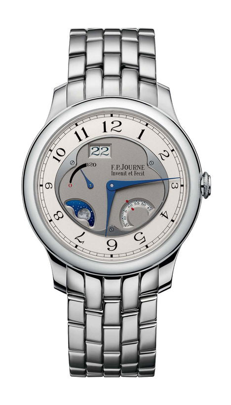 F.P.Journe Divine 42mm Silver Dial Platinum Bracelet - WATCHXNYC