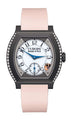 F.P.Journe élégante 40 Titalyt 2 Rows of Diamonds 35mm White Dial Titanium Rubber Strap