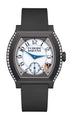 F.P.Journe élégante 40 Titalyt 2 Rows of Diamonds 35mm White Dial Titanium Rubber Strap