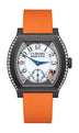 F.P.Journe élégante 40 Titalyt 2 Rows of Diamonds 35mm White Dial Titanium Rubber Strap