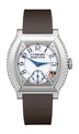 F.P.Journe élégante 40 Titanium 2 Rows of Diamonds 35mm White Dial Titanium Rubber Strap