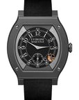 F.P.Journe élégante 48 Titalyt 40mm Black Dial Titanium Rubber Strap - WATCHXNYC