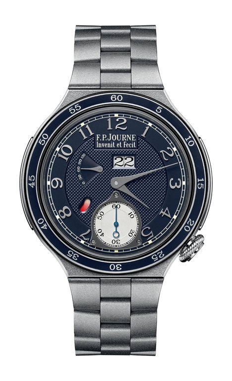 F.P.Journe lineSport Automatique Réserve 44mm Blue Dial Platinum Bracelet - WATCHXNYC