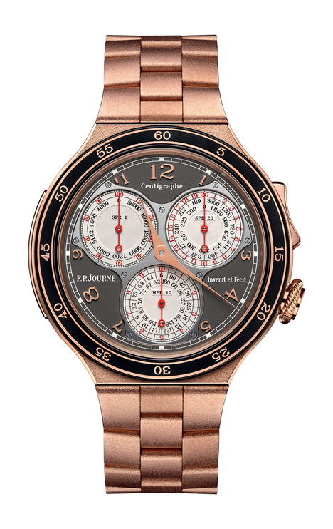 F.P.Journe lineSport Centigraphe 44mm Gray Dial 6N Gold Bracelet - WATCHXNYC