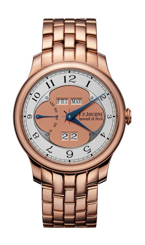 F.P.Journe Quantième Perpétuel Gold Dial 40mm Silver Dial 6N Gold Bracelet - WATCHXNYC