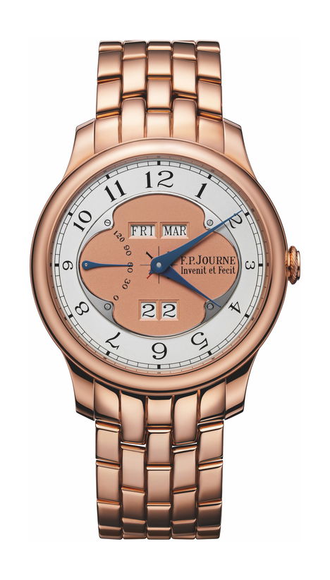 F.P.Journe Quantième Perpétuel Gold Dial 42mm Silver Dial 6N Gold Bracelet - WATCHXNYC