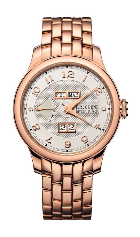 F.P.Journe Quantième Perpétuel 42mm Silver Dial 6N Gold Bracelet - WATCHXNYC
