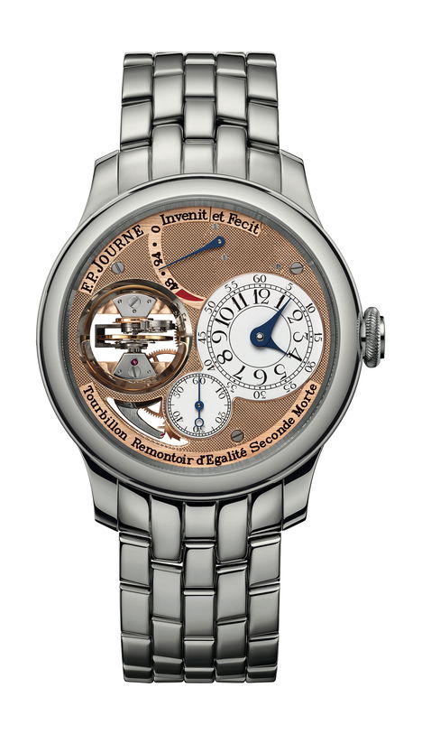 F.P.Journe Tourbillon Souverain 42mm White Dial Platinum Bracelet - WATCHXNYC