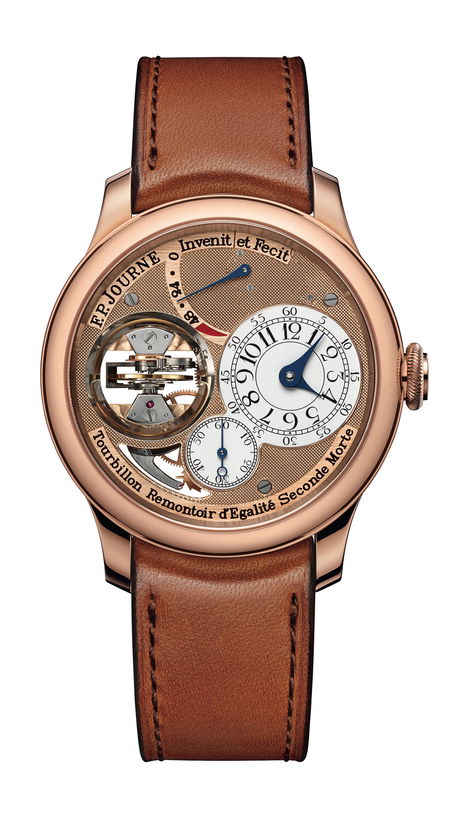 F.P.Journe Tourbillon Souverain 42mm White Dial 6N Gold Leather Strap - WATCHXNYC