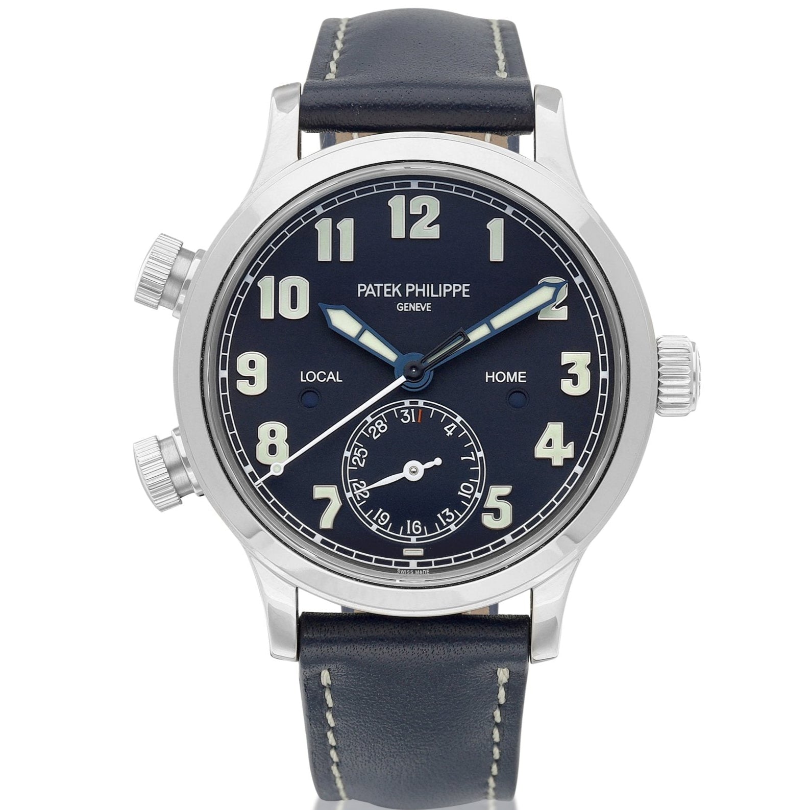 Patek Philippe Calatrava 37.5mm Blue Varnished Dial White Gold 7234G-001 - WATCHXNYC