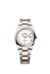 Rolex Datejust 36mm White Dial Oystersteel & Everose Gold m126201-0016