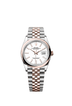 Rolex Datejust 36mm White Dial Oystersteel & Everose Gold m126201-0017