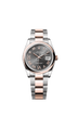 Rolex Datejust 36mm Slate Diamond Dial Oystersteel & Everose Gold m126201-0024