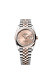 Rolex Datejust 36mm Rosé Diamond Dial Oystersteel & Everose Gold m126201-0027
