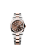 Rolex Datejust 36mm Chocolate Dial Oystersteel & Everose Gold m126201-0044