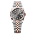 Rolex Datejust 36mm 2 Tone 18k Rose Gold & Stainless Steel Grey ‘Dark Rhodium’ Dial Fluted Bezel Jubilee Bracelet 126231-0013