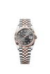 Rolex Datejust 36mm Slate Diamond Dial Oystersteel & Everose Gold 126231
