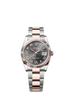 Rolex Datejust 36mm Slate Diamond Dial Oystersteel & Everose Gold 126231