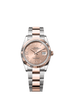 Rolex Datejust 36mm Rosé Diamond Dial Oystersteel & Everose Gold 126231