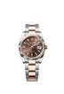 Rolex Datejust 36mm Chocolate Dial Oystersteel & Everose Gold 126231-0044