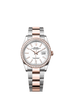 Rolex Datejust 36mm White Dial Oystersteel & Everose Gold 126281rbr-0006