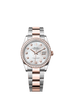 Rolex Datejust 36mm White Mother-Of-Pearl Diamond Dial Oystersteel & Everose Gold 126281rbr-0010