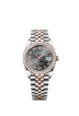 Rolex Datejust 36mm Slate Diamond Dial Oystersteel & Everose Gold 126281RBR