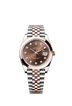 Rolex Datejust 41mm Chocolate Diamond Dial Oystersteel & Everose Gold m126301-0004