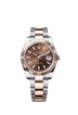 Rolex Datejust 41mm Chocolate Dial Oystersteel & Everose Gold m126331-0001