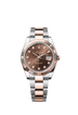 Rolex Datejust 41mm Chocolate Diamond Dial Oystersteel & Everose Gold m126331-0003