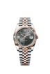 Rolex Datejust 41mm Slate Dial Oystersteel & Everose Gold m126331-0016