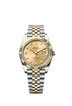 Rolex Datejust 41mm Champagne Diamond Dial Oystersteel & Yellow Gold 126333