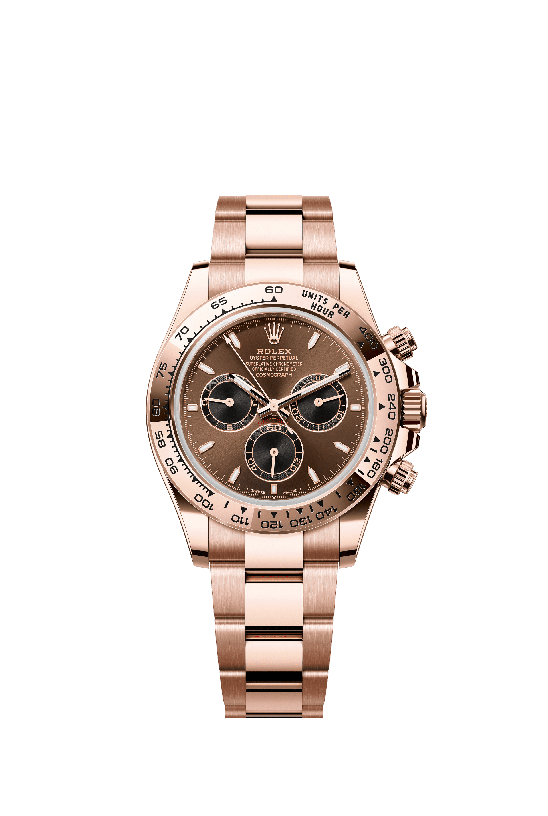 Rolex Cosmograph Daytona 40mm Chocolate and Black Dial Everose Gold 126505 - WATCHXNYC