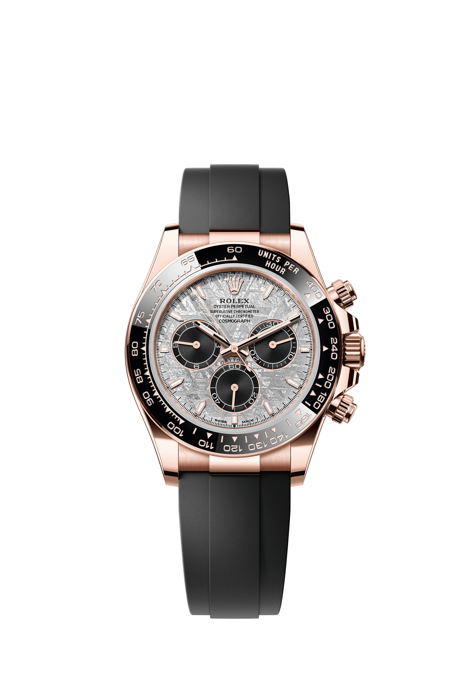 Rolex Cosmograph Daytona 40mm Meteorite and Black Dial Everose Gold 126515LN - WATCHXNYC